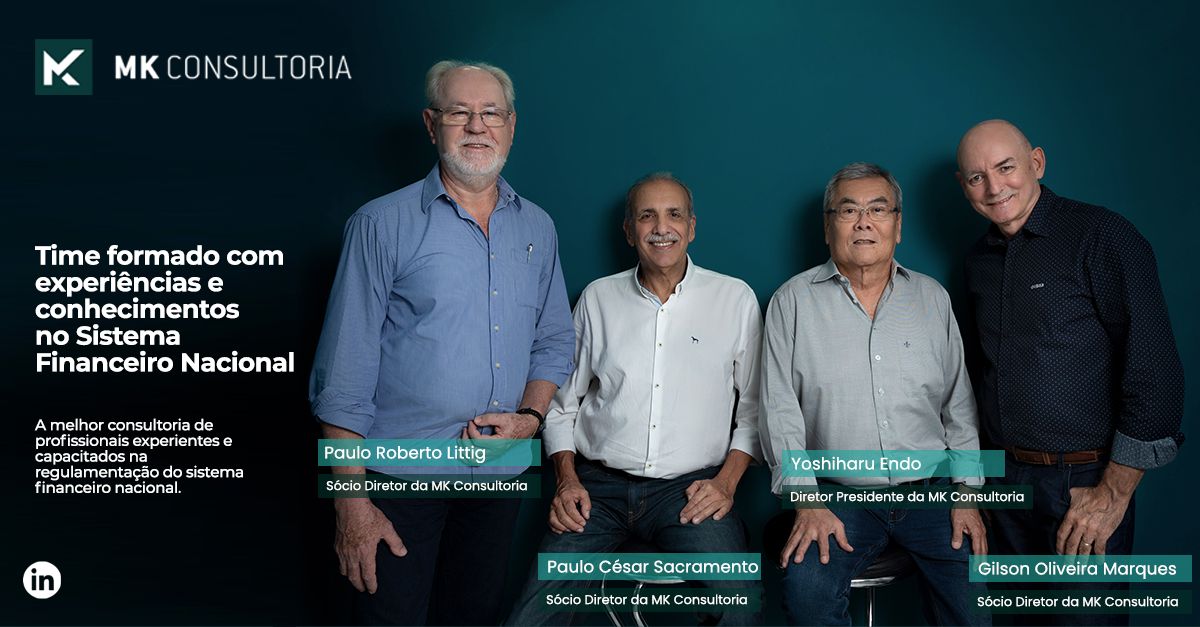 Time formado com experiências e conhecimentos no Sistema Financeiro Nacional