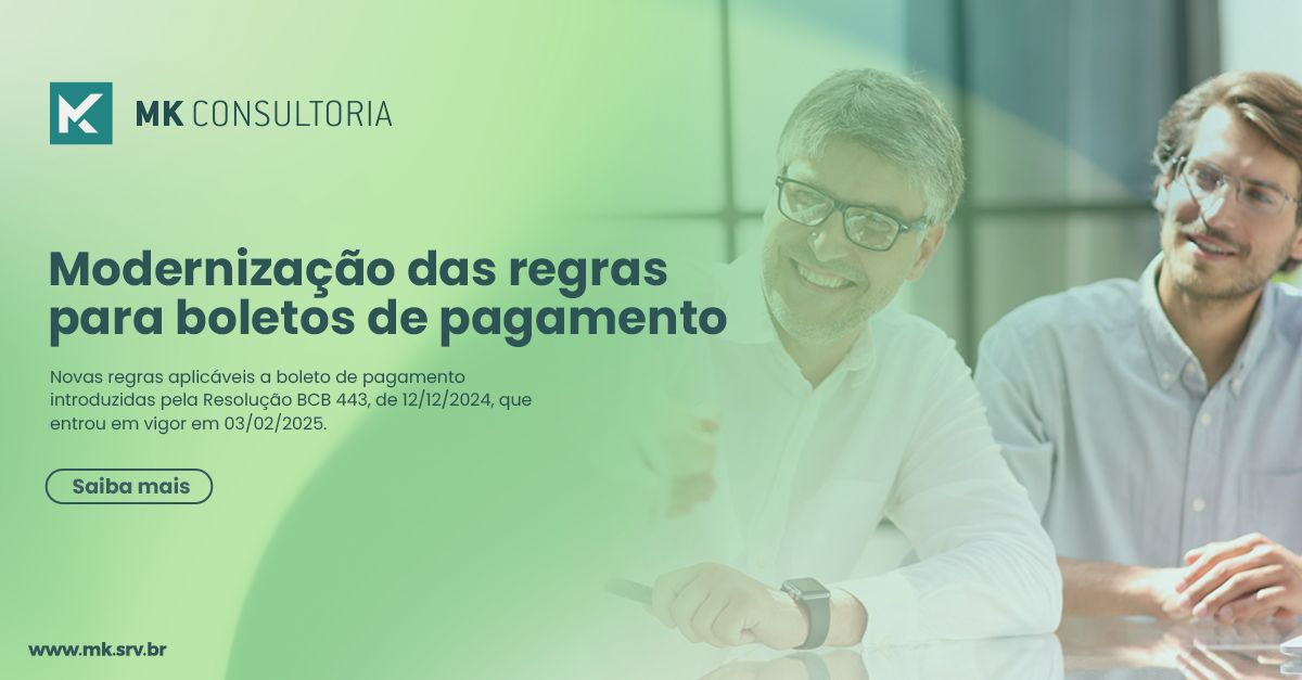 Modernização das regras para boletos de pagamento