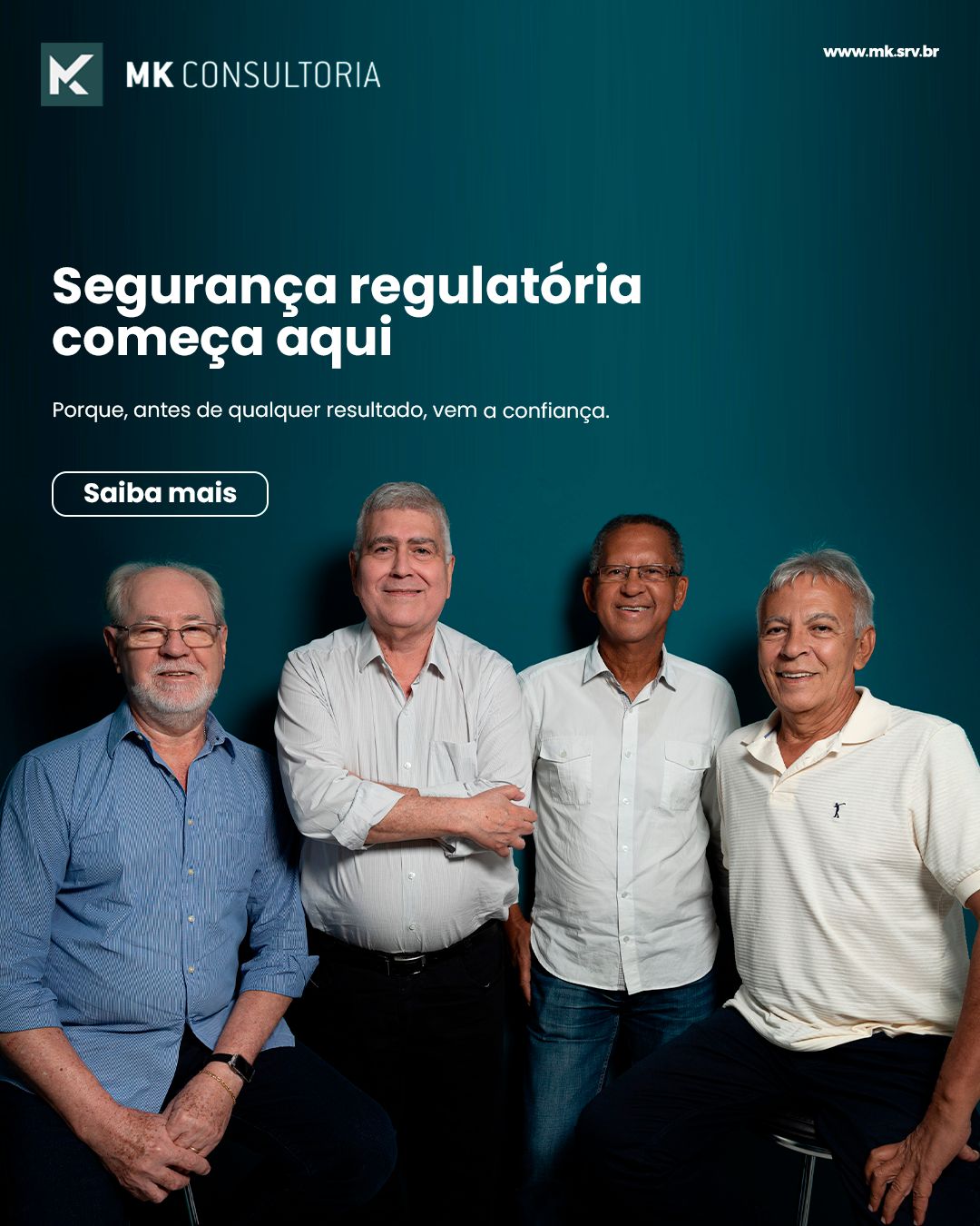 Segurança regulatória começa aqui. Porque, antes de qualquer resultado, vem a confiança.